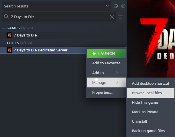 7D2D Browse Local Files